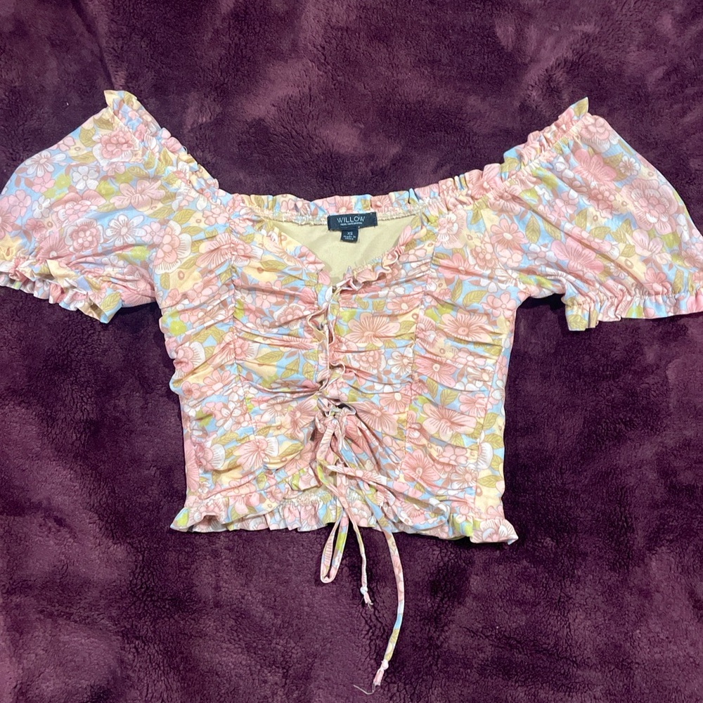 Floral Crop Top